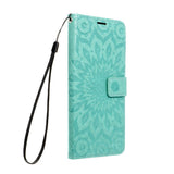 Кожен Калъф за Samsung S23 Plus, Forcell Mezzo Book Case Sun, Зелен (2)