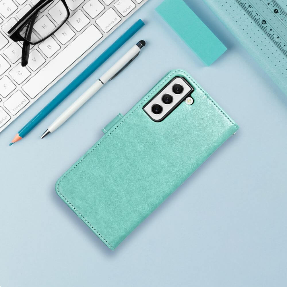 Кожен Калъф за Samsung S23 Plus, Forcell Mezzo Book Case Dream, Зелен (4)