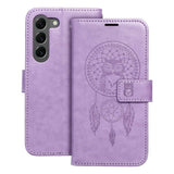 Кожен Калъф за Samsung S23 Plus, Forcell Mezzo Book Case, Лилав