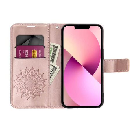 Кожен Калъф за Samsung S23 Plus, Forcell Mezzo Book Case, Розов (5)