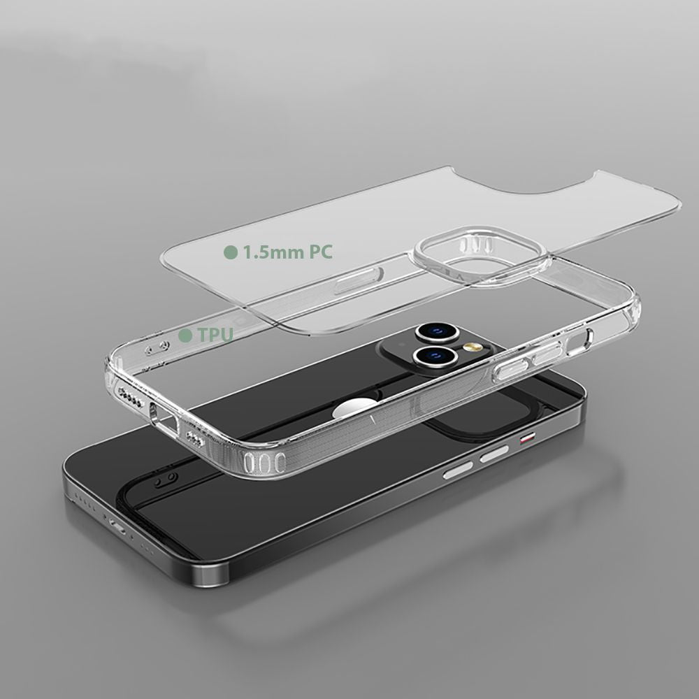 Калъф за Samsung S23 Plus, Hybrid Clear Case, Прозрачен (2)