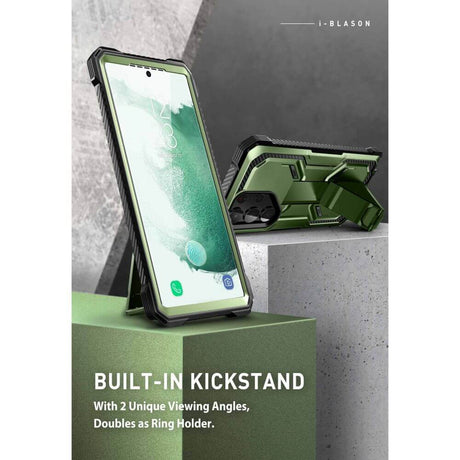 Противоударен Калъф за Samsung S23 Ultra, Supcase Iblsn ArmorBox, Зелен (3)