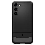 Противоударен Силиконов Калъф за Samsung S23, Spigen Rugged Armor Case, Черен (2)