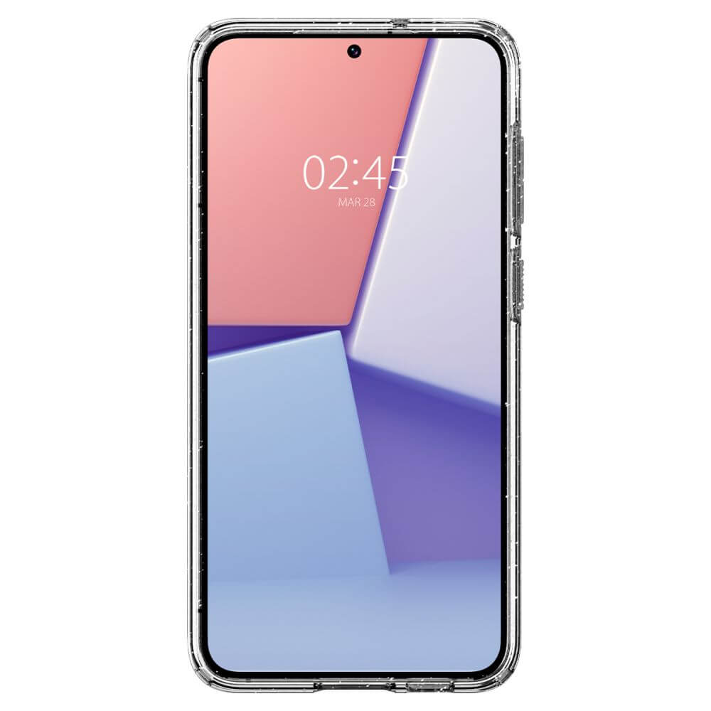 Блестящ Калъф за Samsung S23, Spigen Liquid Crystal Glitter Quartz Case, Прозрачен (3)