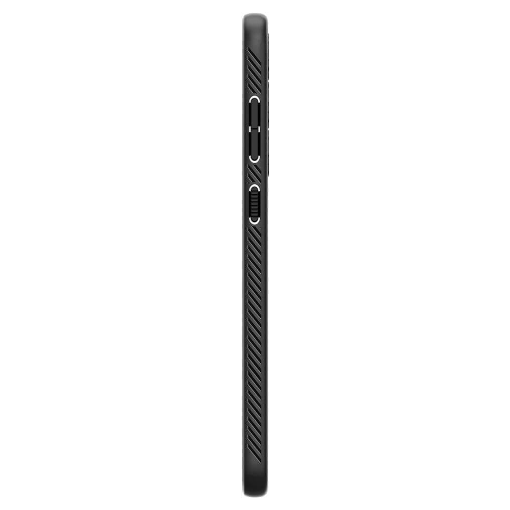 Противоударен Силиконов Калъф за Samsung S23, Spigen Liquid Air Case, Черен (5)