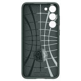 Противоударен Силиконов Калъф за Samsung S23, Spigen Liquid Air Case, Зелен (4)