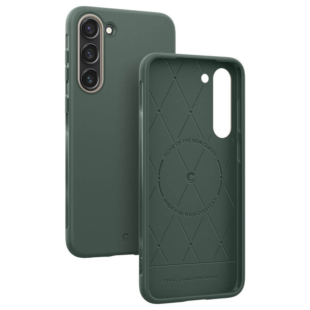 Силиконов Калъф за Samsung S23, Spigen Cyrill Ultra Color Case, Зелен (7)