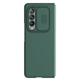 Калъф с Плъзгач за Камера за Samsung Z Fold 3, Nillkin CamShield Silky Case, Зелен