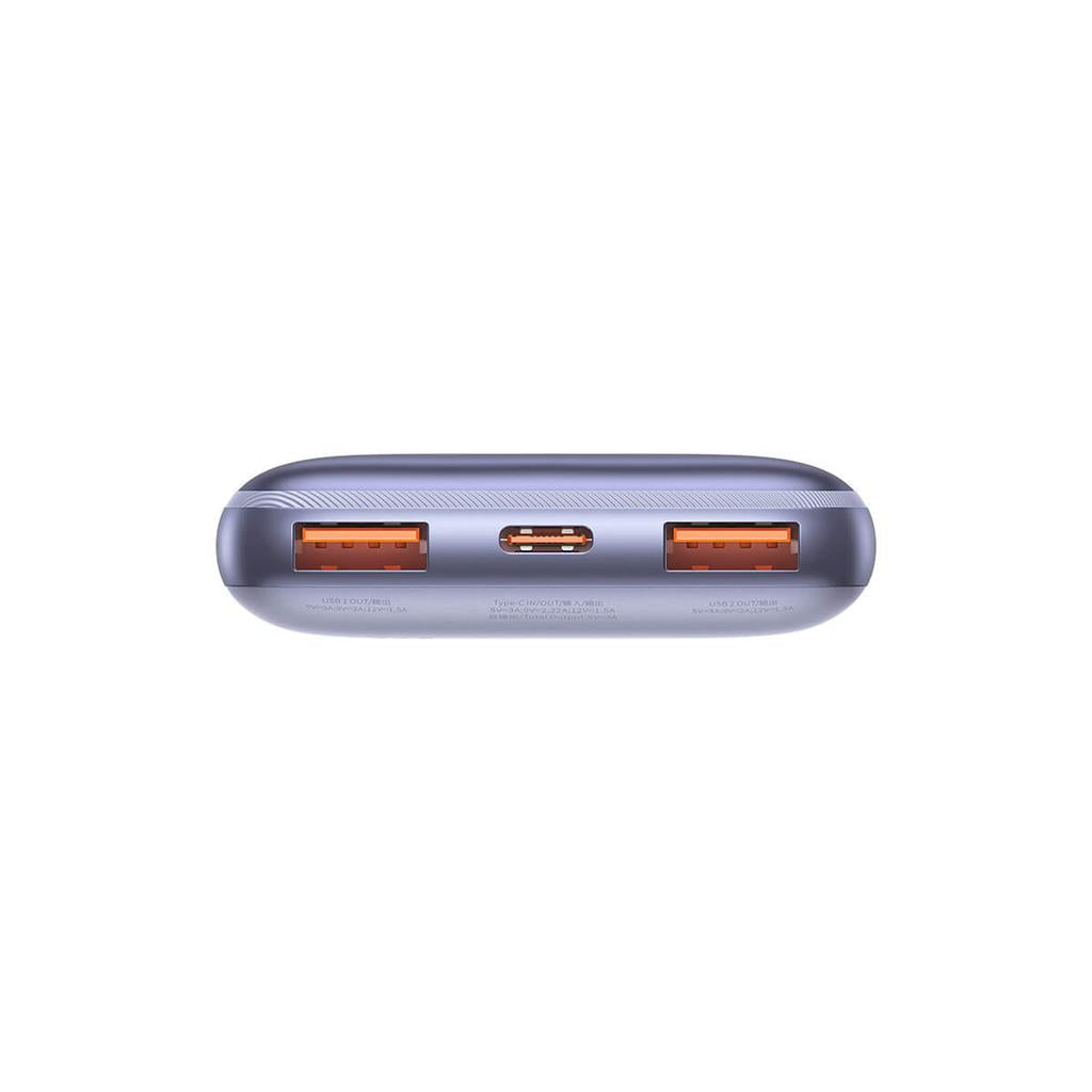 Външна Батерия с Бързо Зареждане, Baseus Bipow Pro 20W PD 10000 mAh, Лилав (5)