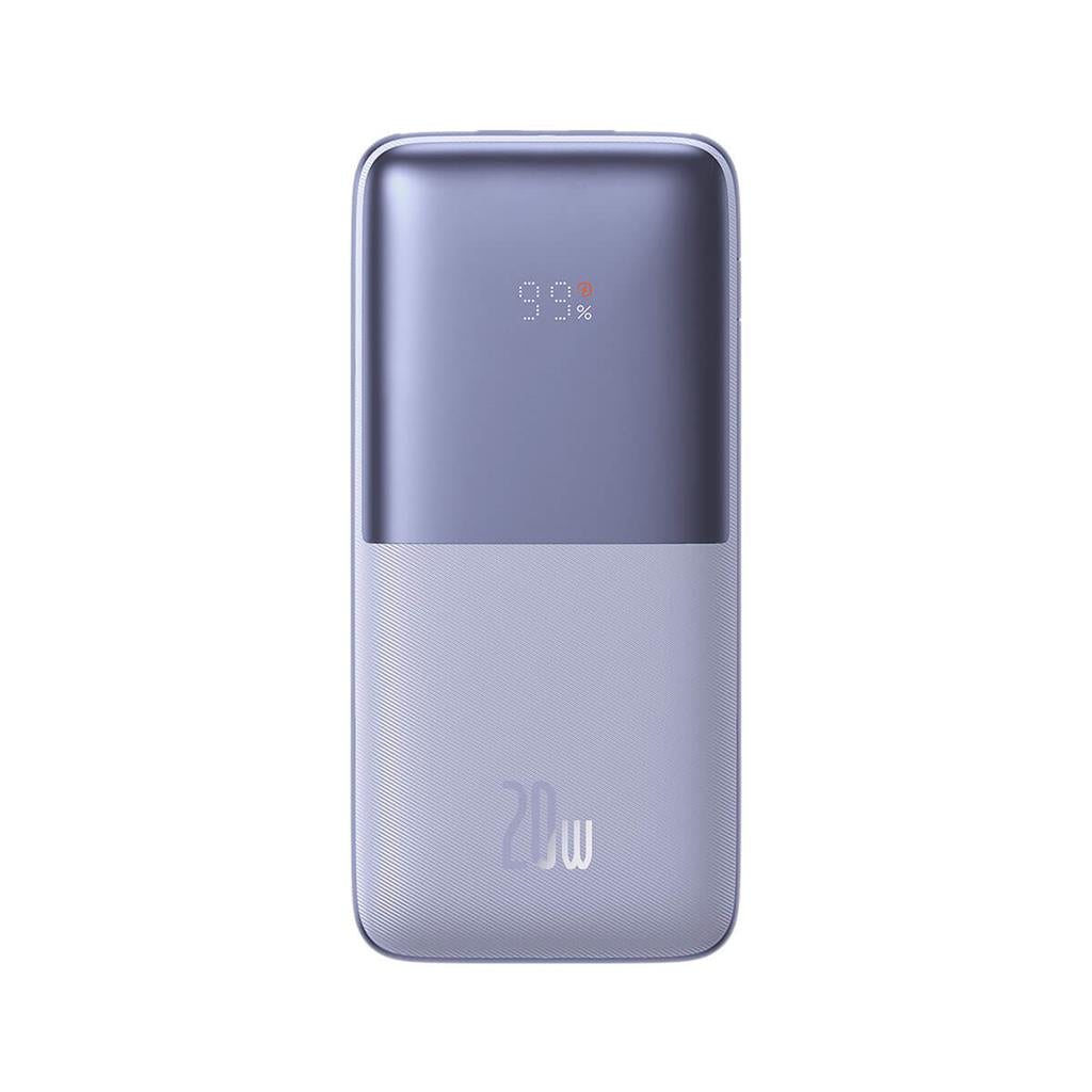 Външна Батерия с Бързо Зареждане, Baseus Bipow Pro 20W PD 10000 mAh, Лилав