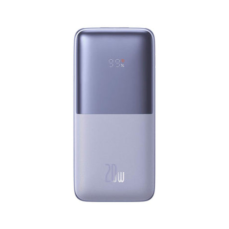 Външна Батерия с Бързо Зареждане, Baseus Bipow Pro 20W PD 10000 mAh, Лилав