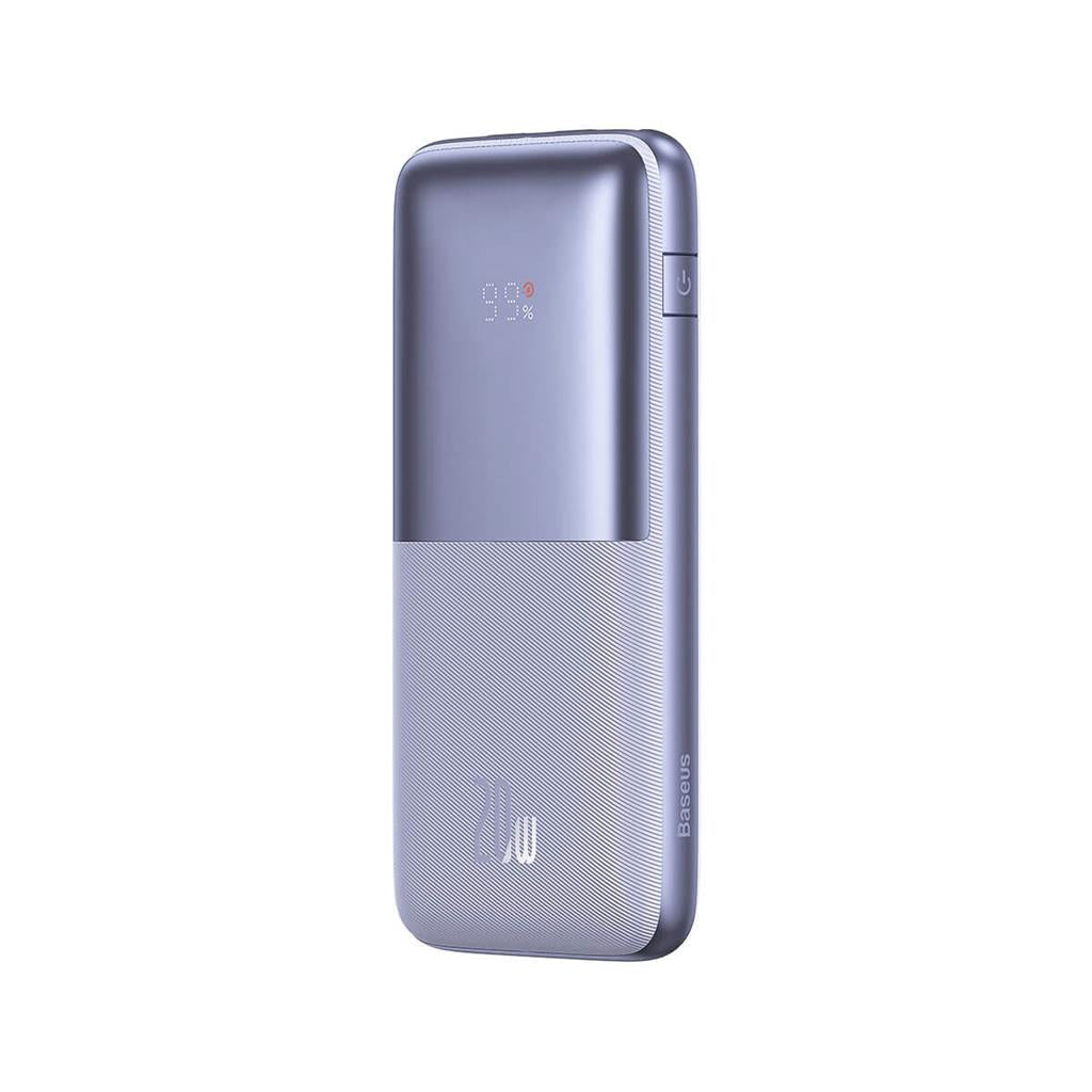 Външна Батерия с Бързо Зареждане, Baseus Bipow Pro 20W PD 10000 mAh, Лилав (2)