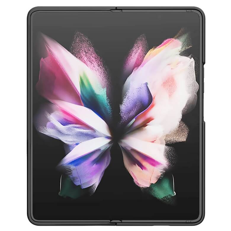 Калъф с Плъзгач за Камера за Samsung Z Fold 3, Nillkin CamShield Silky Case, Черен (3)
