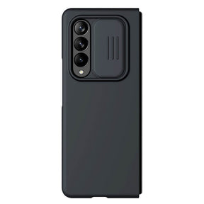 Калъф с Плъзгач за Камера за Samsung Z Fold 3, Nillkin CamShield Silky Case, Черен