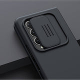 Калъф с Плъзгач за Камера за Samsung Z Fold 3, Nillkin CamShield Silky Case, Черен (6)