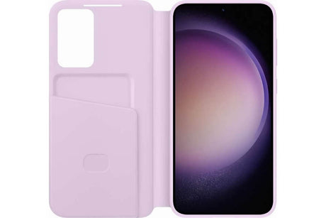 Оригинален Активен Калъф за Samsung S23 S-View Wallet Book Case EF-ZS911CVEGWW, Лилав (2)