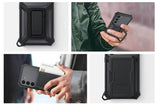 Оригинален Калъф с Поставка и Джоб за Samsung S23 Plus, Rugged Gadget Case EF-RS916CBEGWW, Черен (9)