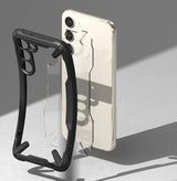 Противоударен Хибриден Калъф за Samsung S23, Ringke Fusion X Case, Черен (4)