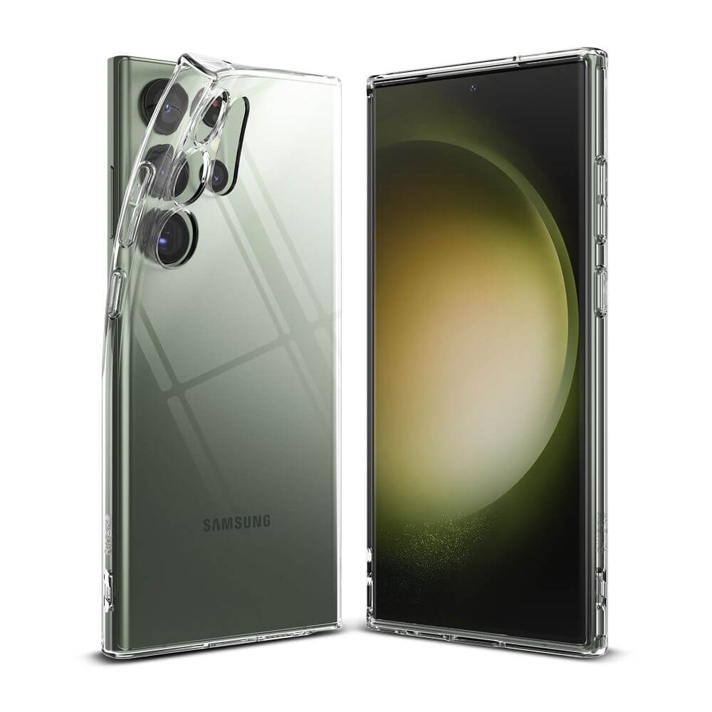 Силиконов Калъф за Samsung S23 Ultra, Ringke Air Case, Прозрачен (3)