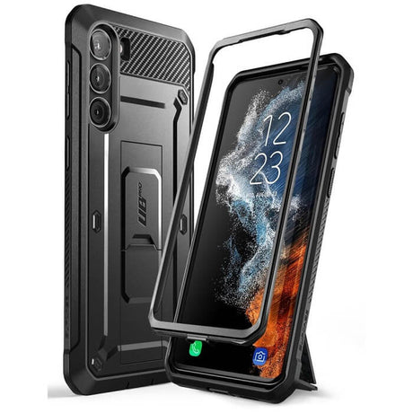 Противоударен Калъф за Samsung S23 Plus, Supcase Unicorn Beetle Pro, Черен (2)