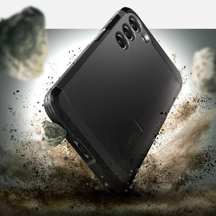 Противоударен Хибриден Калъф за Samsung S23 Plus, Spigen Tough Armor Case, Черен (8)
