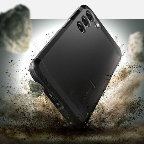 Противоударен Хибриден Калъф за Samsung S23 Plus, Spigen Tough Armor Case, Черен (8)