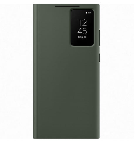 Оригинален Активен Калъф за Samsung S23 Ultra S-View Wallet Book Case EF-ZS918CGEGWW, Зелен