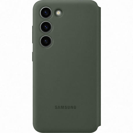 Оригинален Активен Калъф за Samsung S23 Plus S-View Wallet Book Case EF-ZS916CGEGWW, Зелен (4)