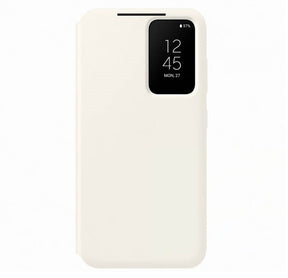 Оригинален Активен Калъф за Samsung S23 S-View Wallet Book Case EF-ZS911CUEGWW, Бежов