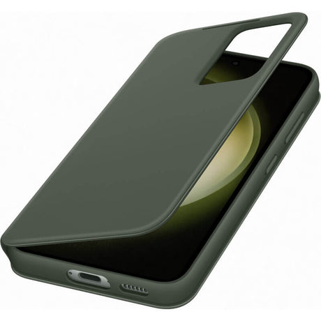 Оригинален Активен Калъф за Samsung S23 S-View Wallet Book Case EF-ZS911CGEGWW, Зелен (2)