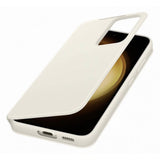 Оригинален Активен Калъф за Samsung S23 S-View Wallet Book Case EF-ZS911CUEGWW, Бежов (2)
