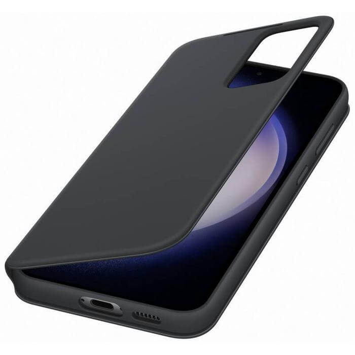 Оригинален Активен Калъф за Samsung S23 S-View Wallet Book Case EF-ZS911CBEGWW, Черен (2)