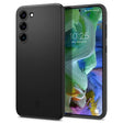 Противоударен Калъф за Samsung S23 Plus, Spigen Thin Fit Case, Черен