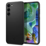 Противоударен Калъф за Samsung S23 Plus, Spigen Thin Fit Case, Черен