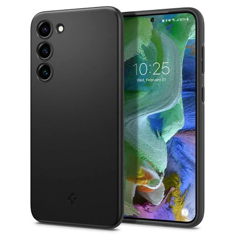 Противоударен Калъф за Samsung S23 Plus, Spigen Thin Fit Case, Черен