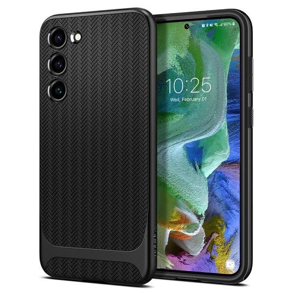 Противоударен Калъф за Samsung S23 Plus, Spigen Neo Hybrid Case, Черен