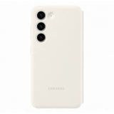 Оригинален Активен Калъф за Samsung S23 Plus S-View Wallet Book Case EF-ZS916CUEGWW, Бежов (4)