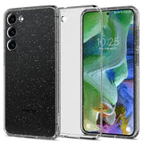 Блестящ Калъф за Samsung S23 Plus, Spigen Liquid Crystal Glitter Quartz Case, Прозрачен