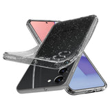 Блестящ Калъф за Samsung S23 Plus, Spigen Liquid Crystal Glitter Quartz Case, Прозрачен (5)