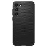 Противоударен Силиконов Калъф за Samsung S23 Plus, Spigen Liquid Air Case, Черен (2)