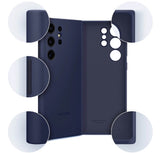 Оригинален Силиконов Калъф за Samsung S23 Ultra, Silicone Cover Case EF-PS918TNEGWW, Син (5)