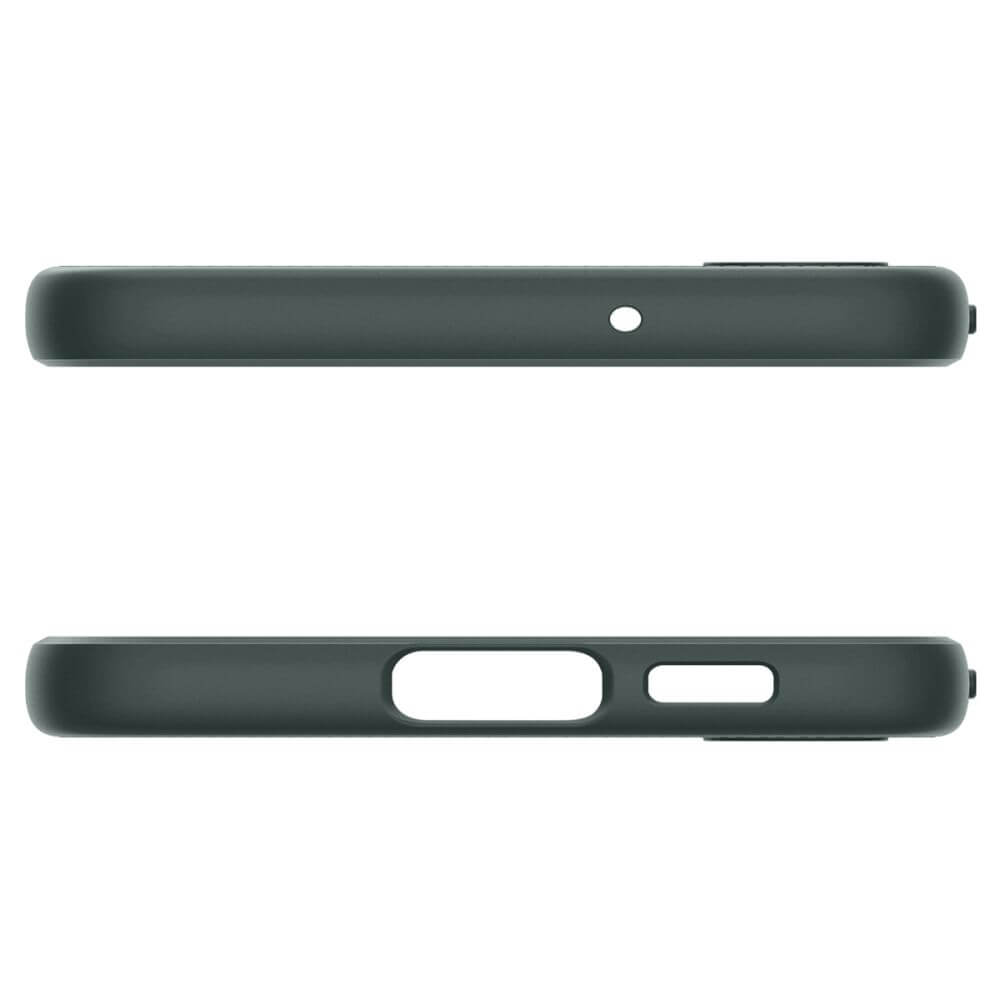 Противоударен Силиконов Калъф за Samsung S23 Plus, Spigen Liquid Air Case, Зелен (6)