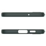 Противоударен Силиконов Калъф за Samsung S23 Plus, Spigen Liquid Air Case, Зелен (6)