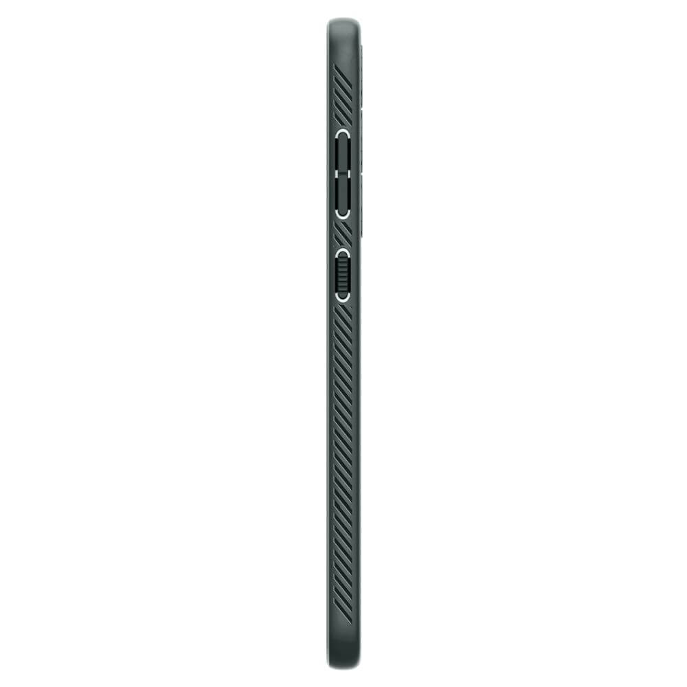 Противоударен Силиконов Калъф за Samsung S23 Plus, Spigen Liquid Air Case, Зелен (5)