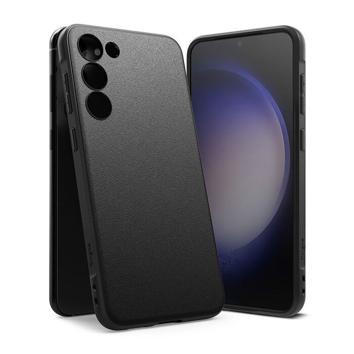 Противоударен Силиконов Калъф за Samsung S23 Plus, Ringke Onyx Case, Черен (2)