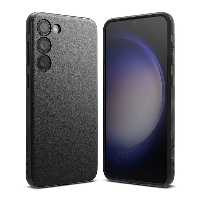 Противоударен Силиконов Калъф за Samsung S23 Plus, Ringke Onyx Case, Черен
