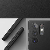 Противоударен Силиконов Калъф за Samsung S23 Ultra, Ringke Onyx Case, Черен (5)