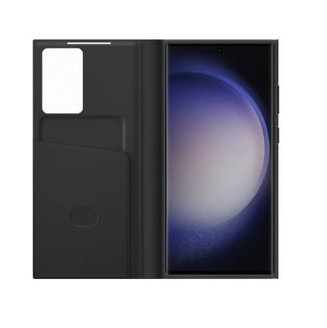 Оригинален Активен Калъф за Samsung S23 Ultra S-View Wallet Book Case EF-ZS918CBEGWW, Черен (4)