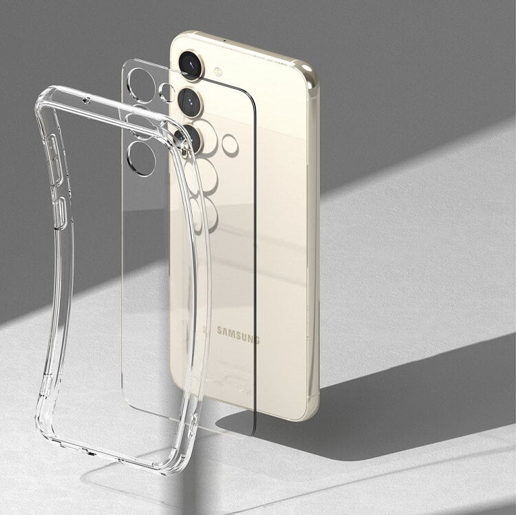 Противоударен Хибриден Калъф за Samsung S23 Plus, Ringke Fusion Case, Прозрачен (5)