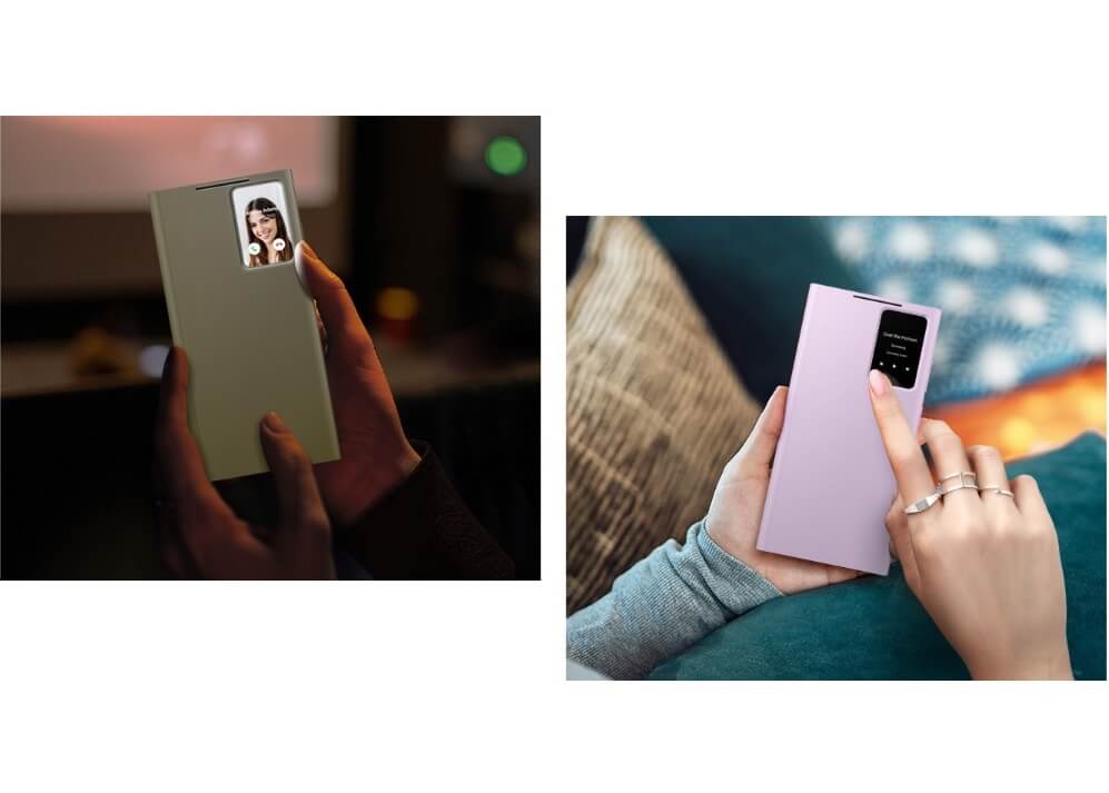 Оригинален Активен Калъф за Samsung S23 Ultra S-View Wallet Book Case EF-ZS918CVEGWW, Лилав (6)